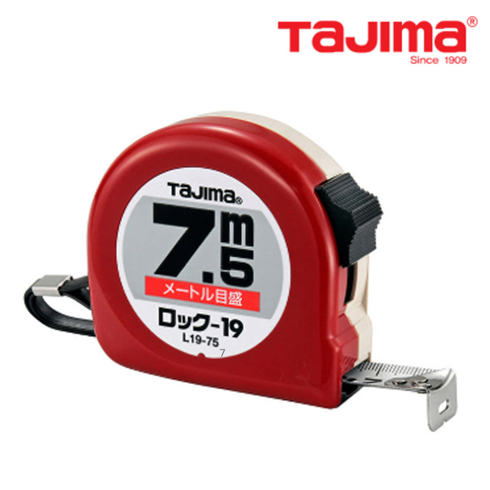 타지마 줄자 자동 7.5M 폭 19mm 잠금기능 락타입 L19-75 33,600원