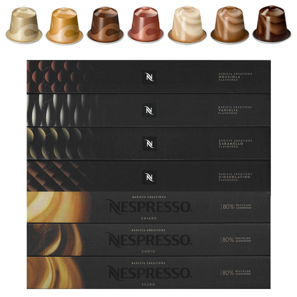 네스프레소 정품 캡슐커피 바리스타 크리에이션 7종 세트, 1개, 5g 90,000원