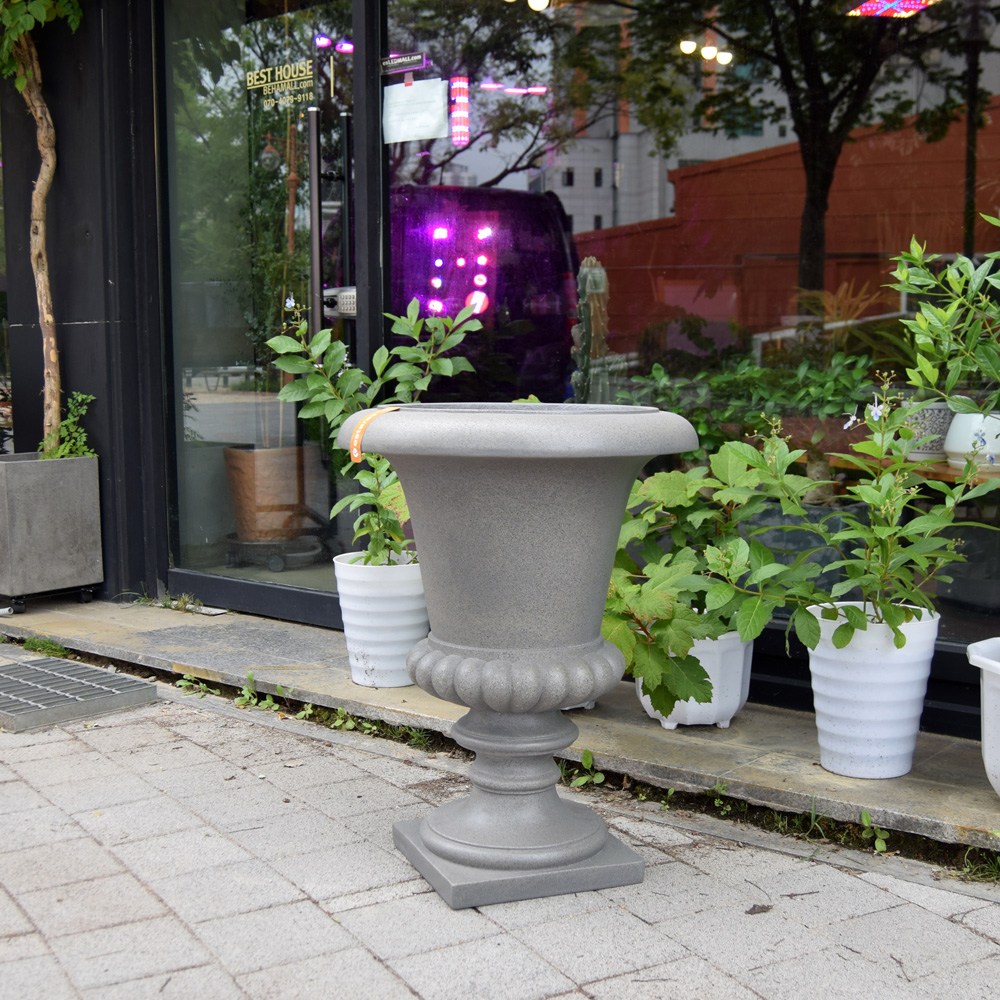 esteras 실외용 FRP 대형화분 플랜터 56x76cm 신전기둥(아테네), 1개 380,000원