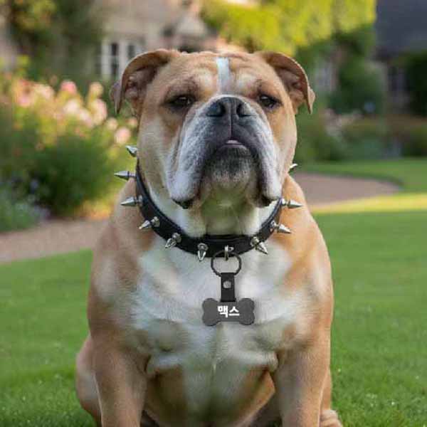 강아지 이름표 대형견 인식표 스테인리스 반려견 목걸이 중형견 유기방지 펜던트 7,900원