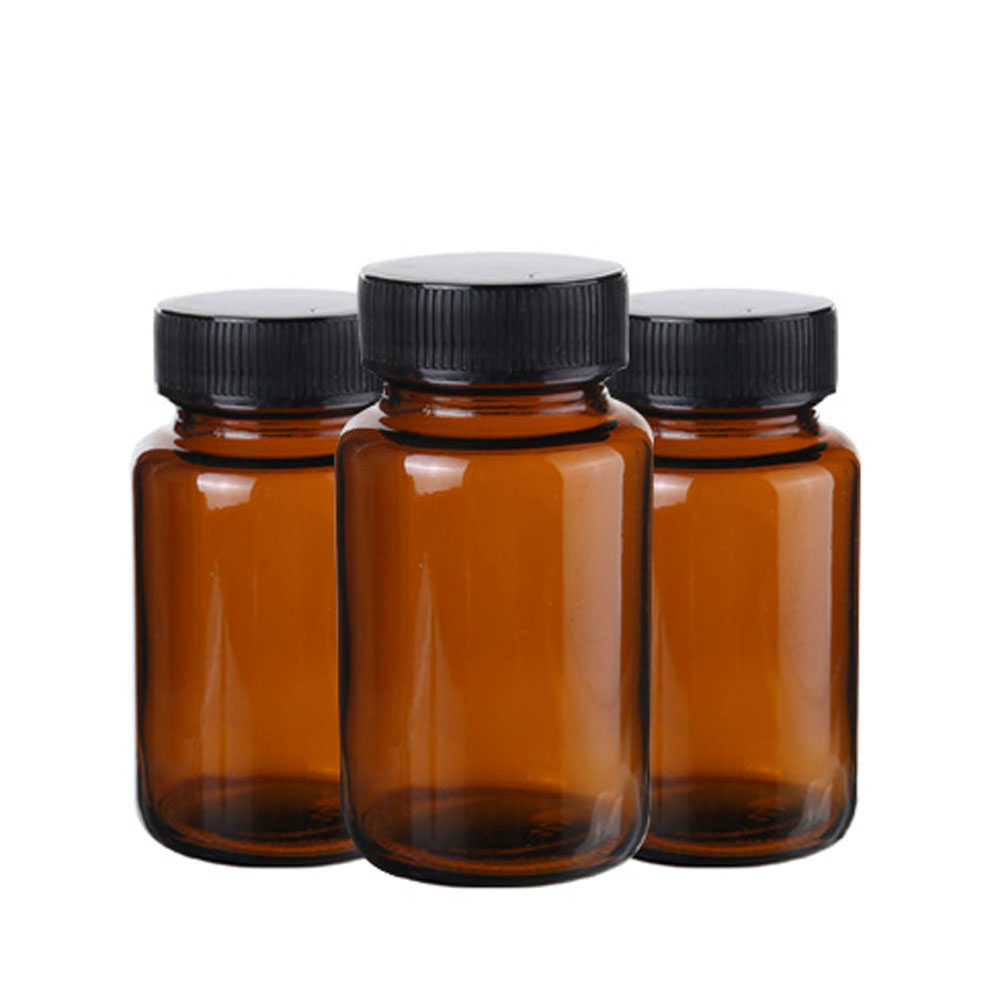 담은 갈색광구100 유리병 시약병 양념병 소스병 49개 마개 검정색, 49개 73,000원