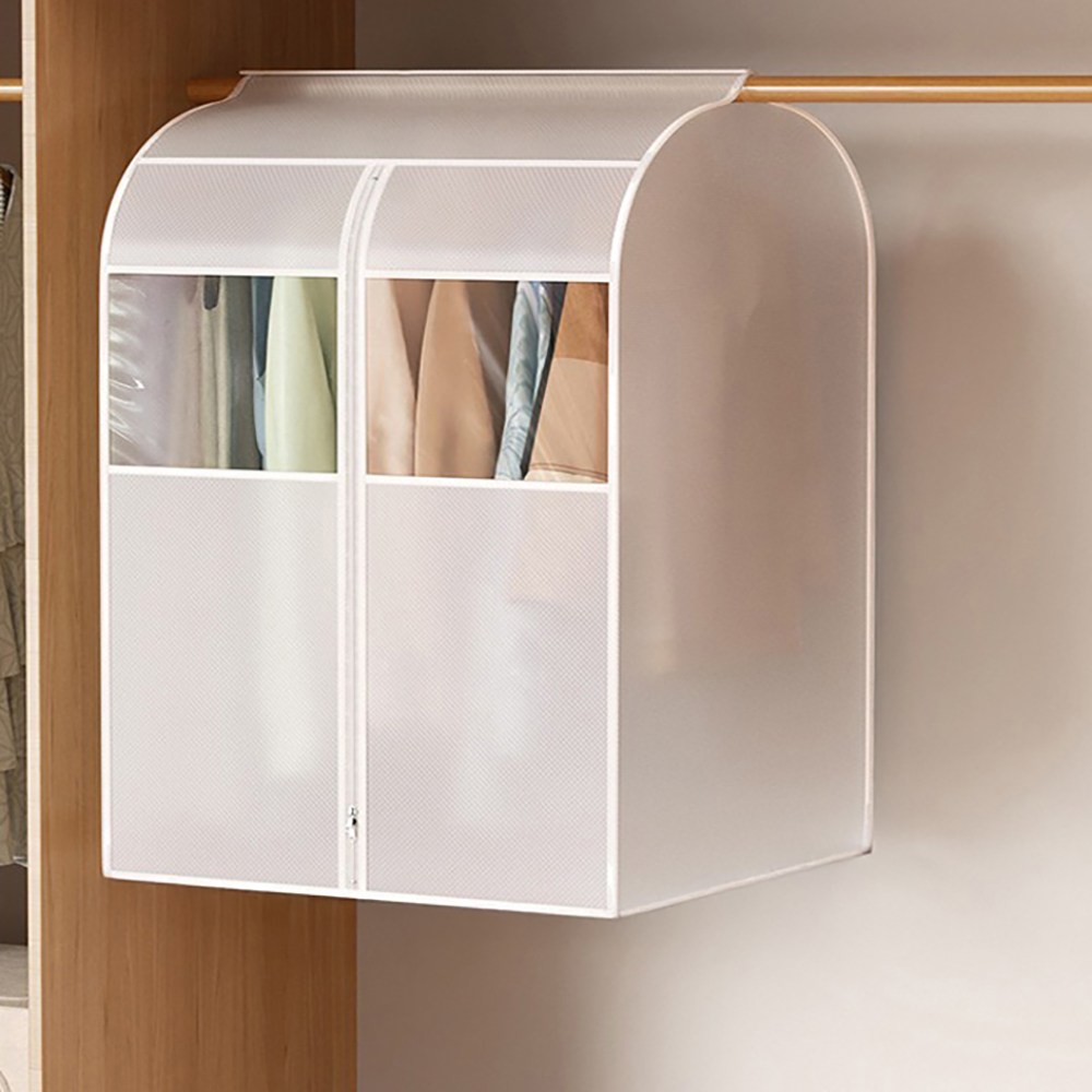 이방가치 행거 커버 화이트 지퍼식 가리개 옷커버, 1개, 1개입 8,900원