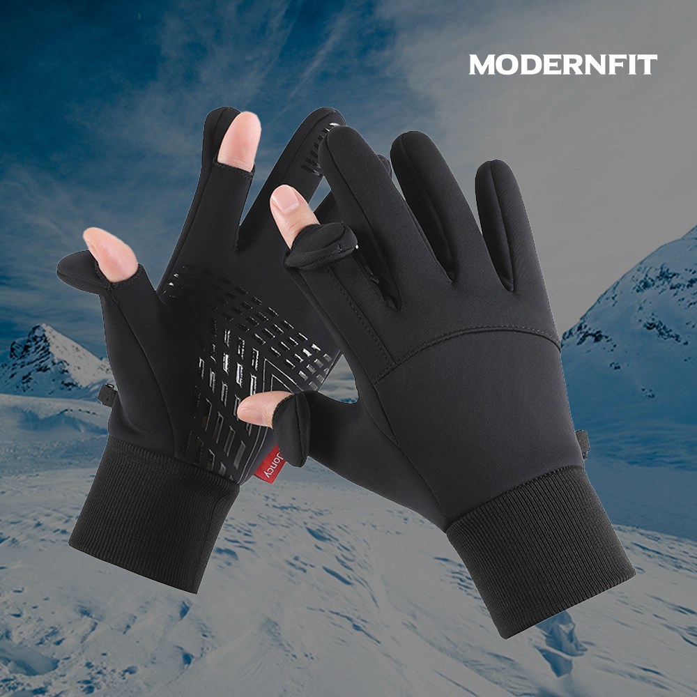 모던핏 방한 방수 손가락터치 장갑, 블랙 9,500원