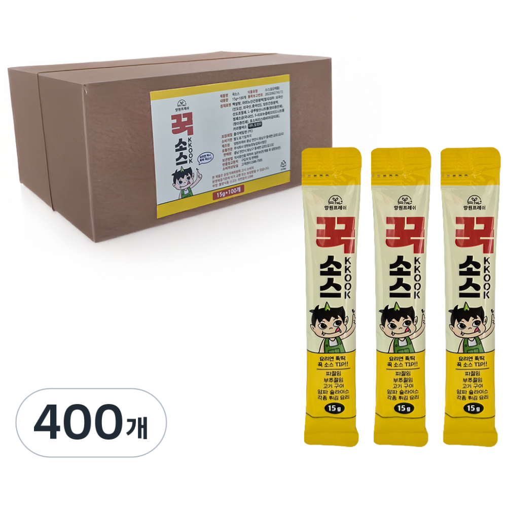 양원프레쉬 꾹소스 고기엔 꾹소스 양파절임, 15g, 400개 20,710원