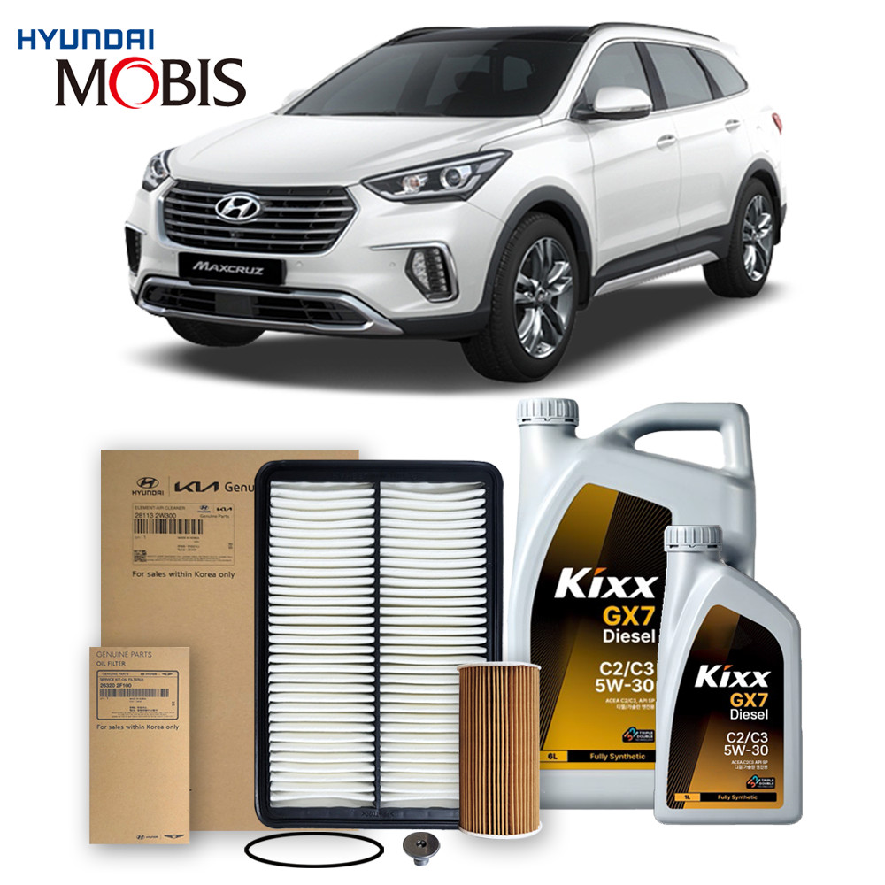 더뉴 맥스크루즈 2.2 디젤 (15-19년식) 킥스합성유+순정필터세트 5W30, 1개 95,040원