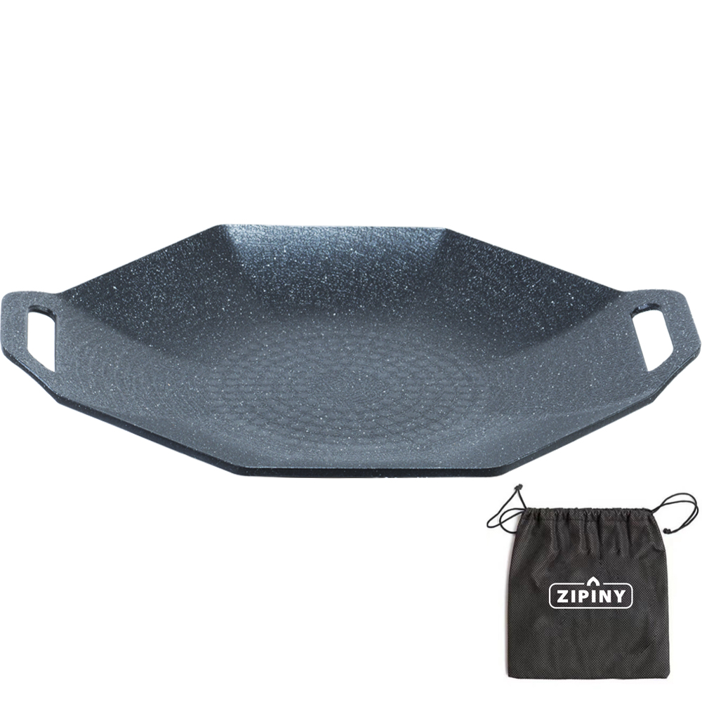 지피니 초경량 팔각그리들 인덕션겸용 37cm 26,300원