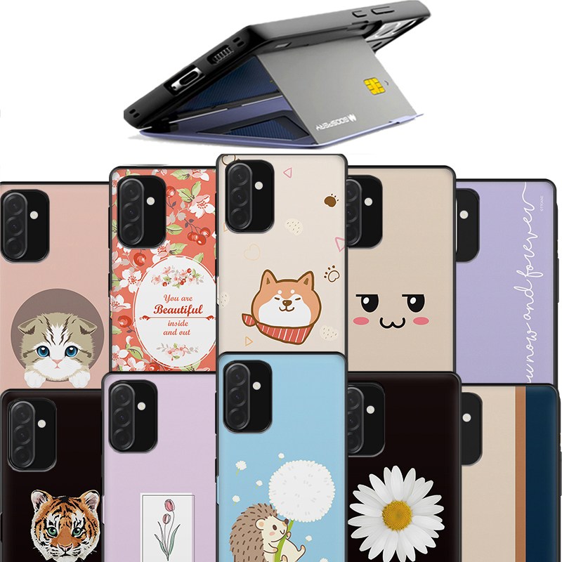 갤럭시A36 케이스 디자인 미러 카드 범퍼 카드2장수납 17,900원