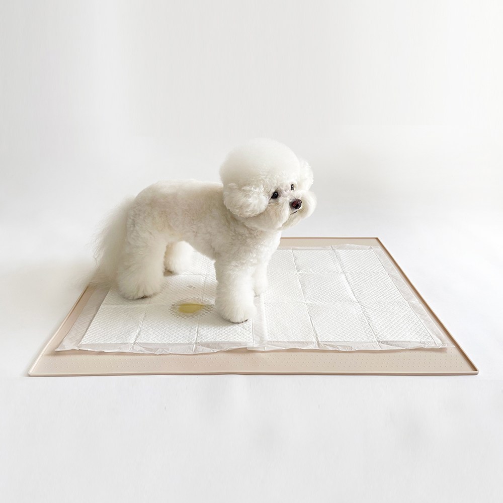 코코의집 반려동물 논슬립 실리콘 배변매트, 베이지, 1개 19,900원