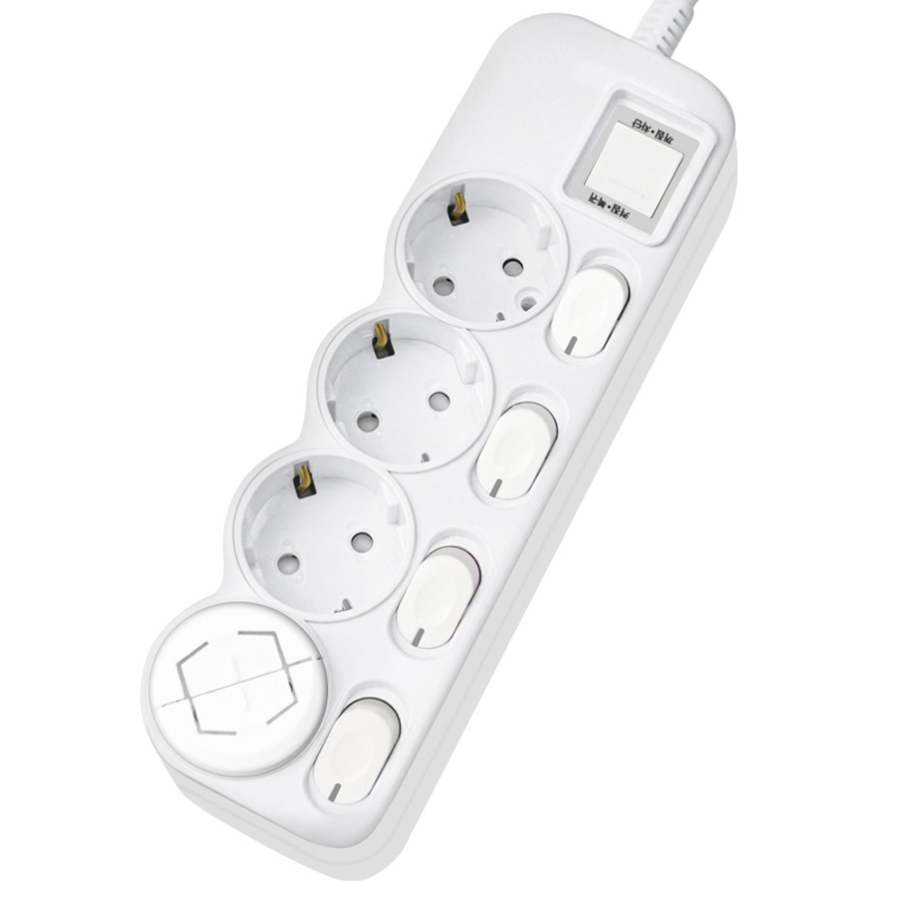 에코파워탭 국내 제조 LED 개별 과부하 차단 멀티탭 4구 CSG-40415 + 안전커버 18,210원