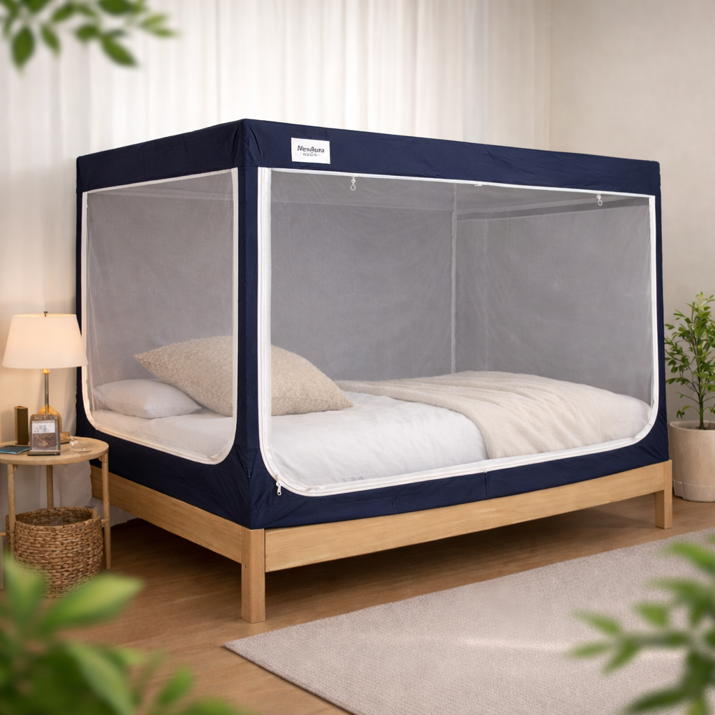 NexAura 넥스오라 난방텐트 1인용 침대텐트 모기장 싱글 사각 사계절 실내 텐트 41,320원