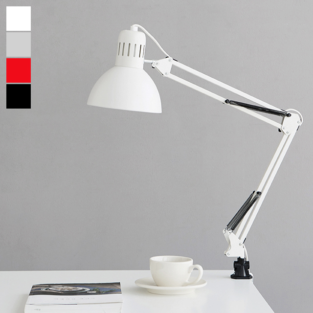 [E26색상랜덤전구선물][마켓비] PROP 워크,클램프 램프 E26 30,900원