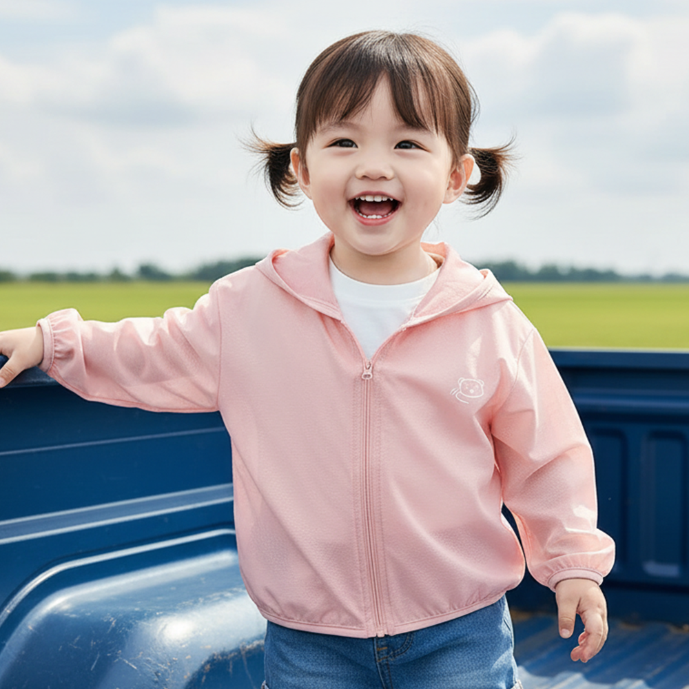 몽실이 소프트 자외선 차단 점퍼 유아 아동 바람막이 15,900원