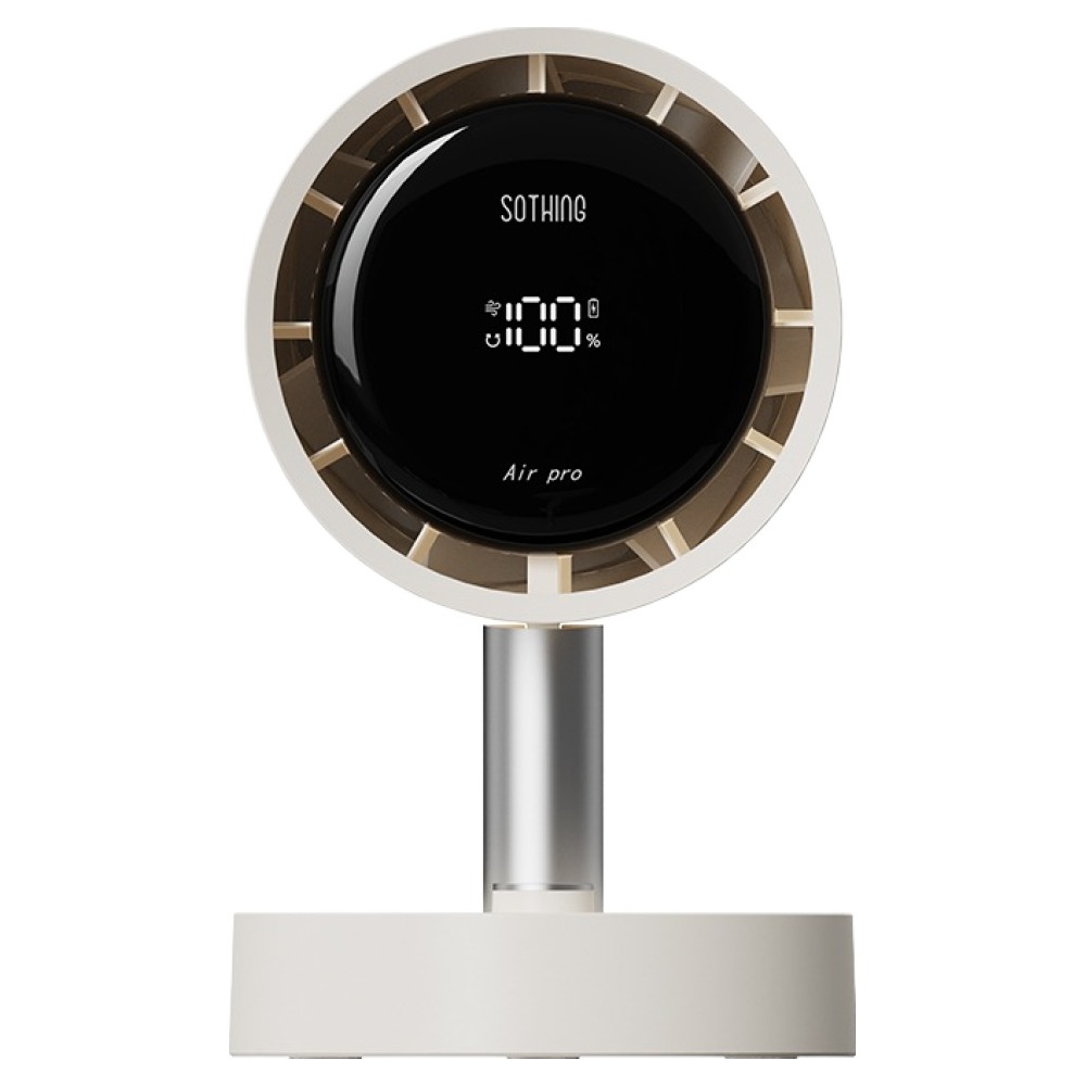 소싱 에어 프로 미니 탁상용 무선 선풍기, AIR-PRO, 화이트 69,800원
