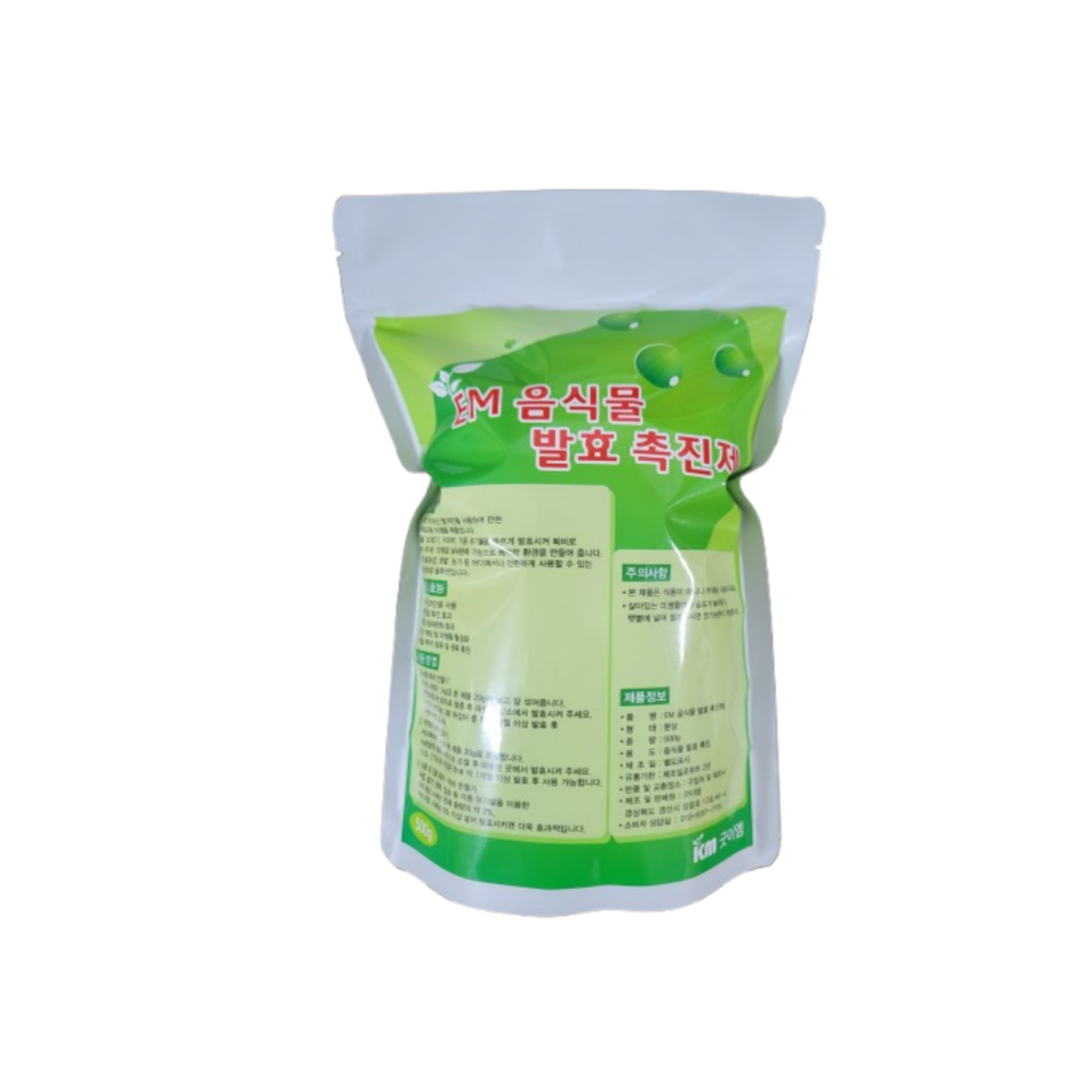 EM 음식물 발효촉진제 500g 퇴비용 퇴비제조용 미생물 분말가루 이엠 발효제 5,650원