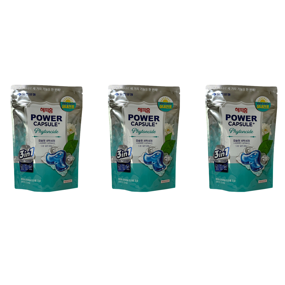 유한양행 해피홈 파워캡슐 트리플 피톤치드 32입, 32개입, 3개 27,900원