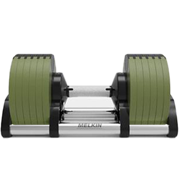 멜킨스포츠 롤튼 무게조절 덤벨 그루비카키 4kg 조절 + 거치대, 24kg, 1세트 128,000원