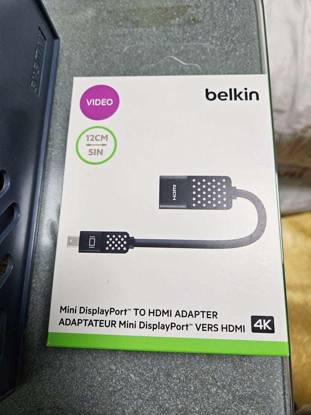 벨킨 애플 미니 디스플레이 to HDMI 젠더 F2CD079bt HDMI케이블 33,200원