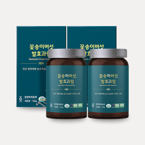 100% 원목 꽃송이버섯 발효과립 150g 베타글루칸 최다함량 1병 1개월분, 150g, 2개 170,770원