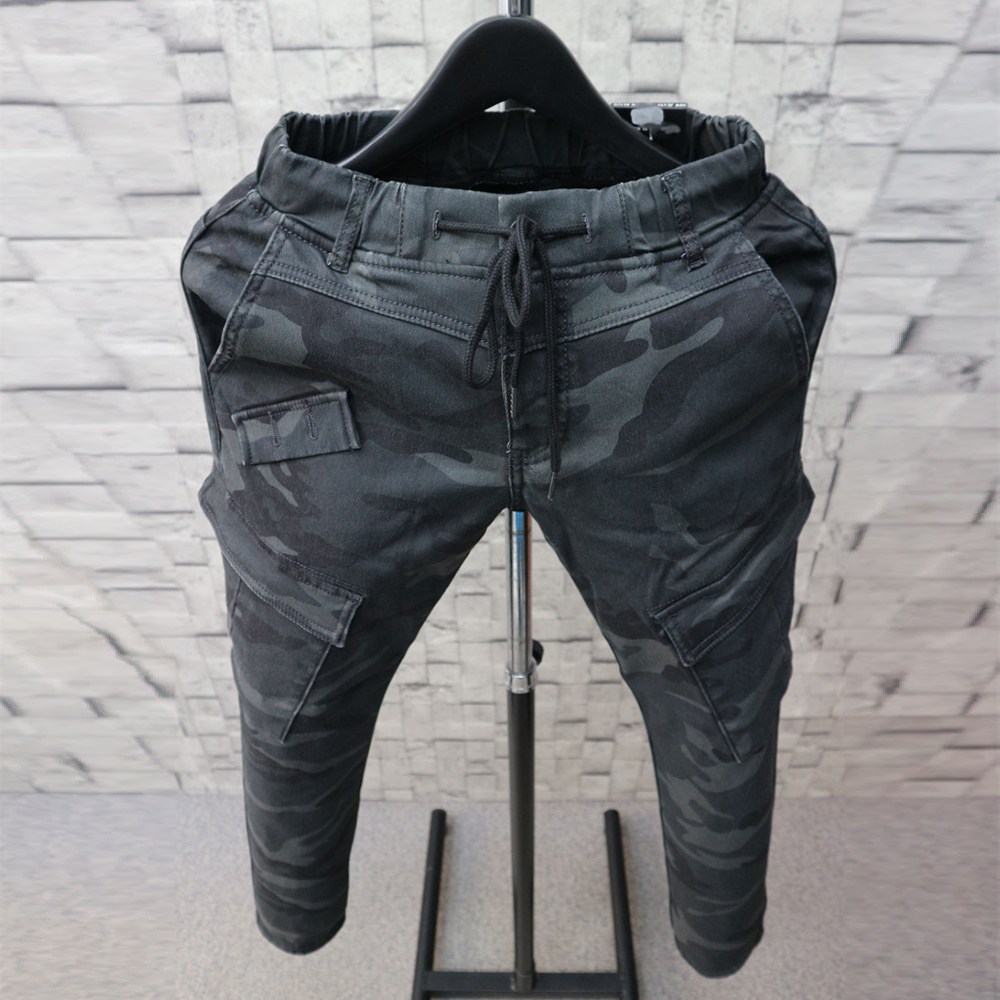 재구매율높은 스판쫙쫙 카모 밴딩 카고조거팬츠 데일리남자바지 43,500원
