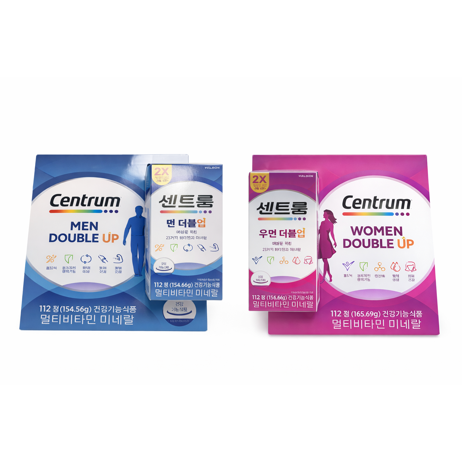 센트룸 맨 더블업 112정+ 우먼 더블업 112정 75,990원