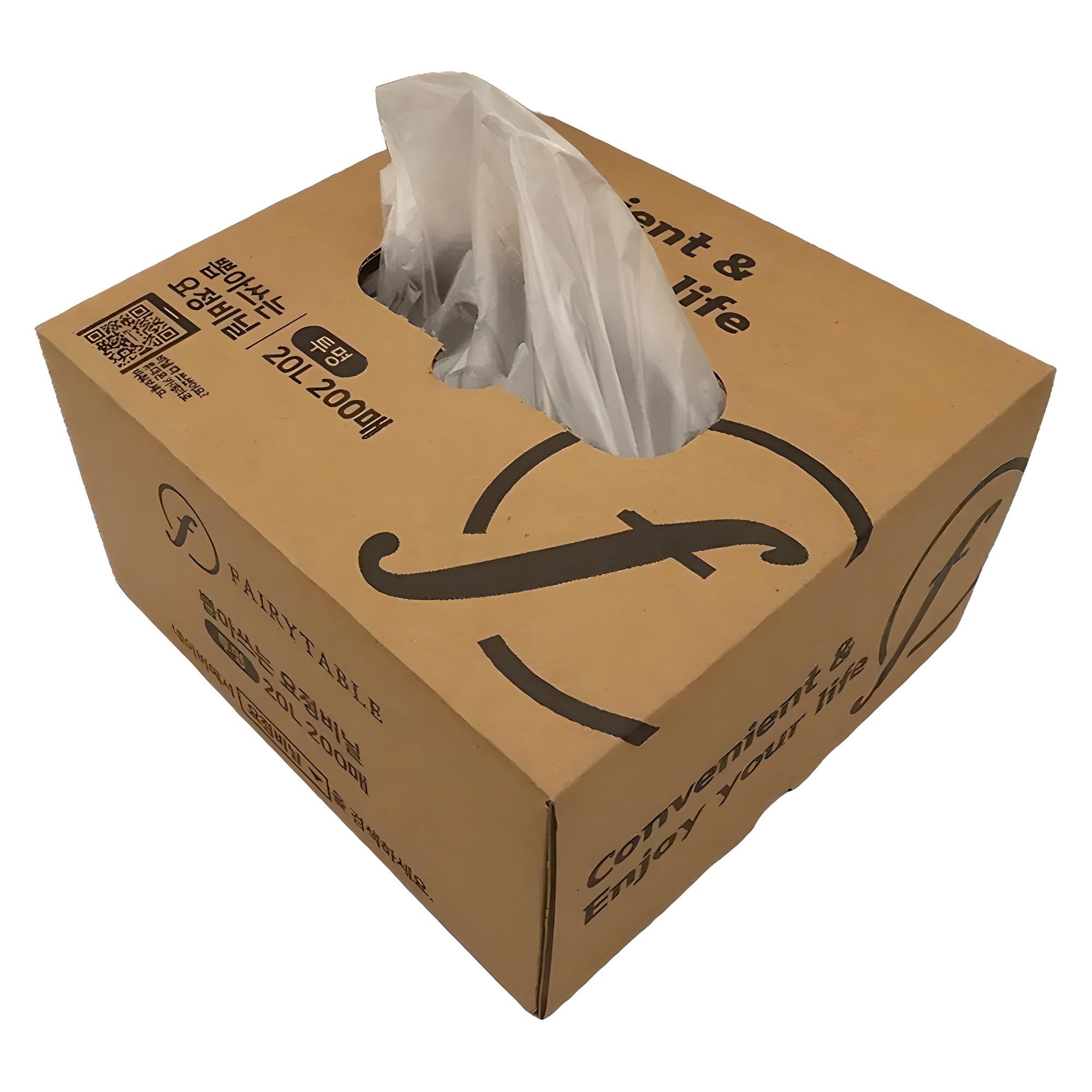 [국내생산] 페어리테이블 뽑아 쓰는 요정비닐 200p 10,200원