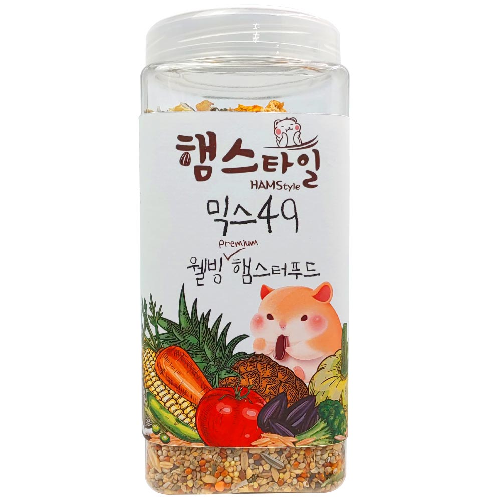 햄스타일 믹스49 웰빙 프리미엄 햄스터푸드, 700g, 1개 11,600원