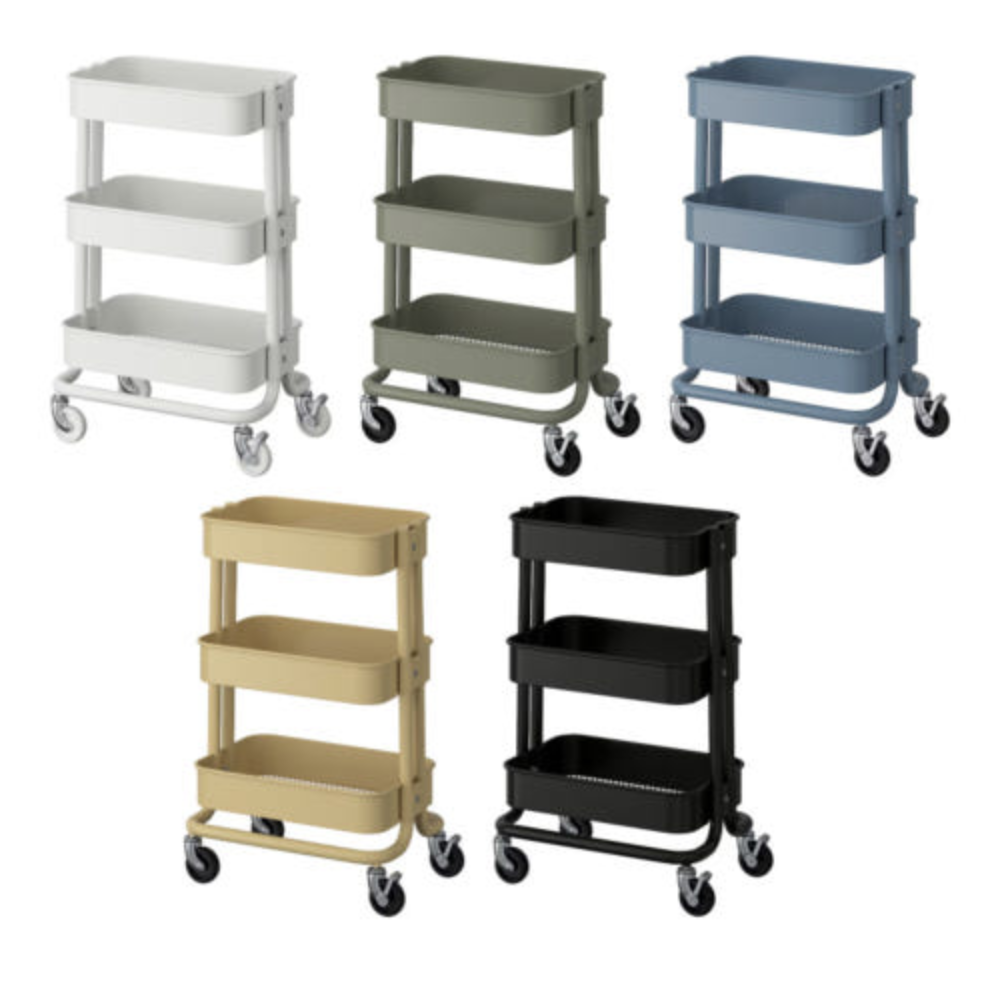 이케아 RASKOG 대형 35x45x77cm 기저귀 수납정리 미용실 다용도 주방 56,500원