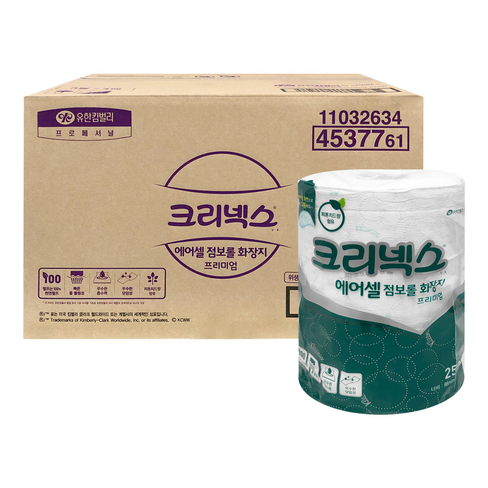 크리넥스 4537761 에어셀 데코 점보롤 2겹 200m 58,000원