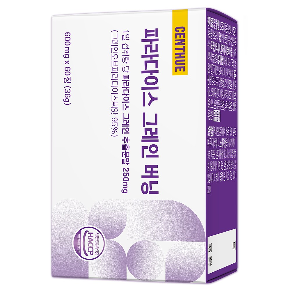 파라다이스 그레인 버닝, 1개, 60정 16,300원