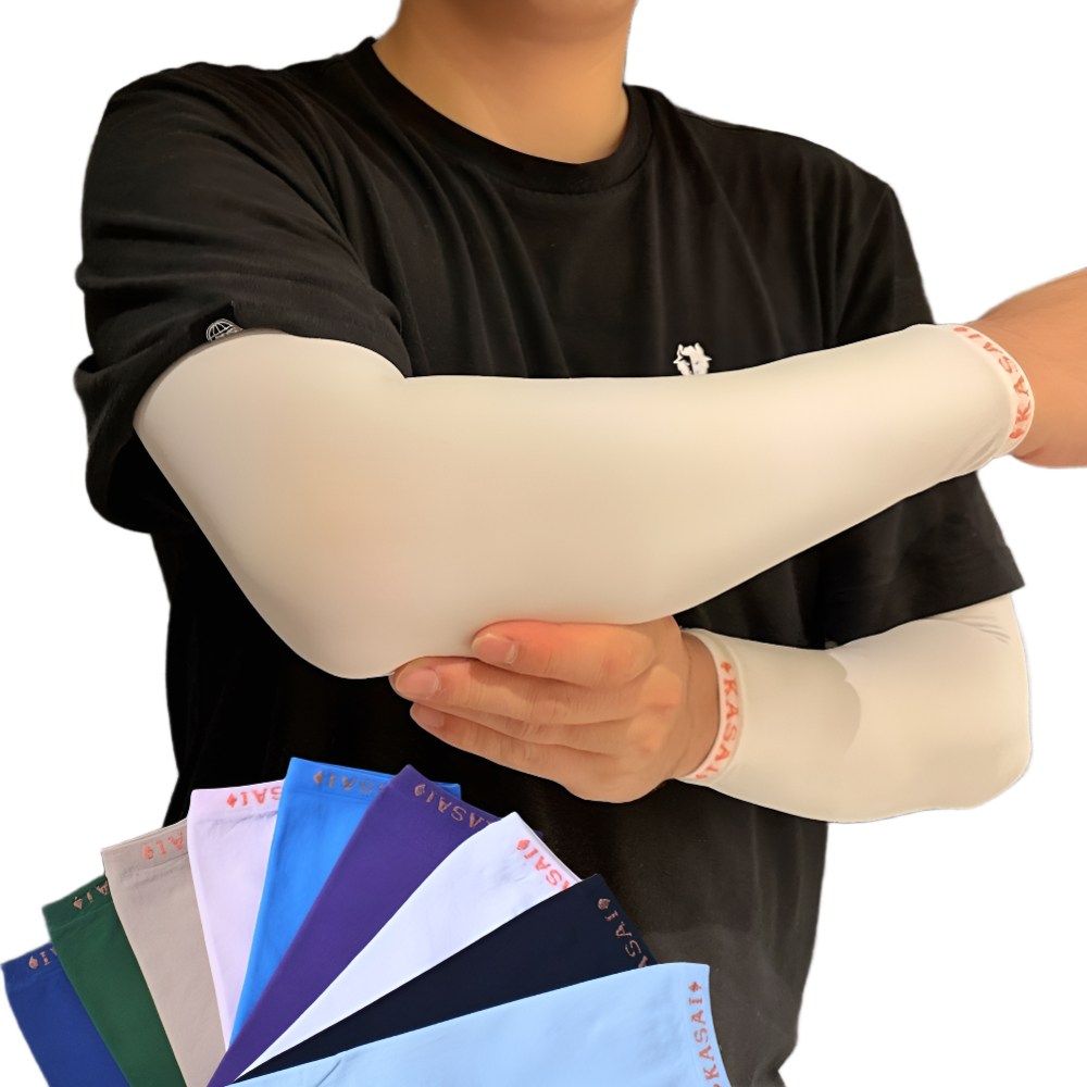 1세트 위키란쥬 카사이 쿨토시 여름 기능성 자외선차단 냉감 자전거 등산 팔토시, 하늘색, 1세트 2,200원