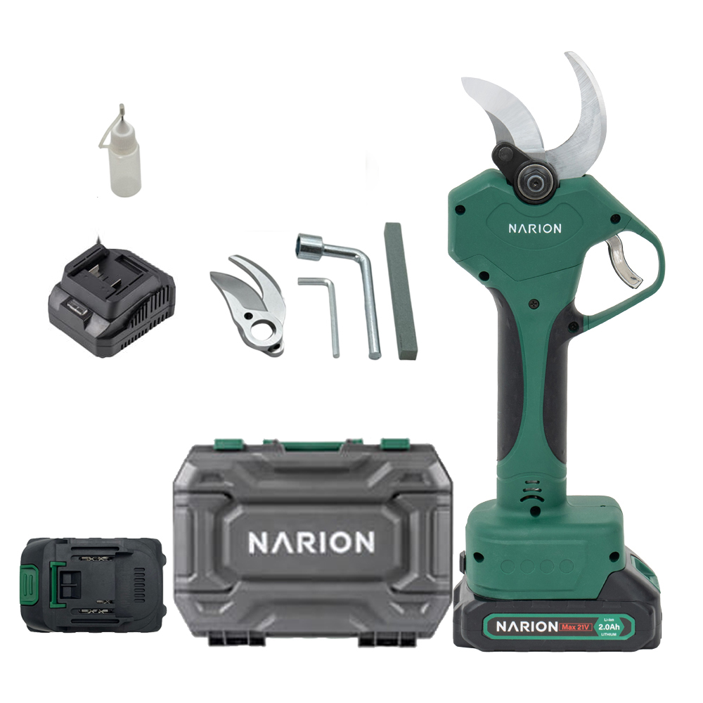 나리온 충전 전지가위 풀세트 NR-040E 40mm 무선 전정가위 가지치기, 1세트 189,000원