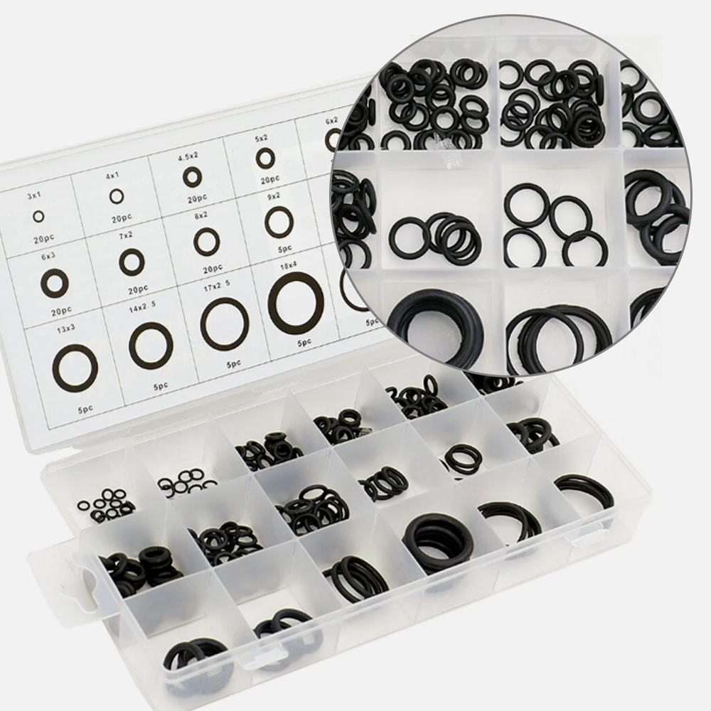 JJ-T 고무 오링 세트 225pcs 18종 O-링 패킹 실리콘 고무링 키트 3,940원