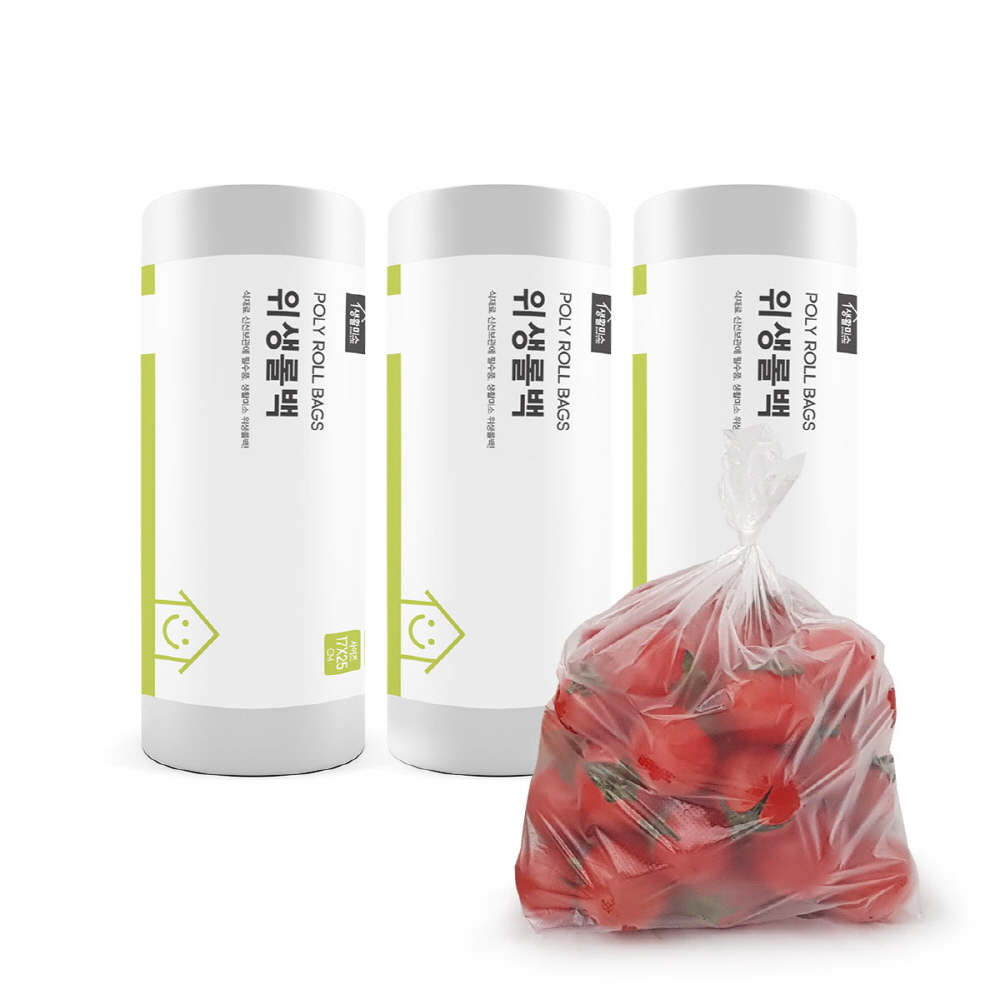 생활미소 위생롤백 소 17 x 25 cm 500매 15,930원