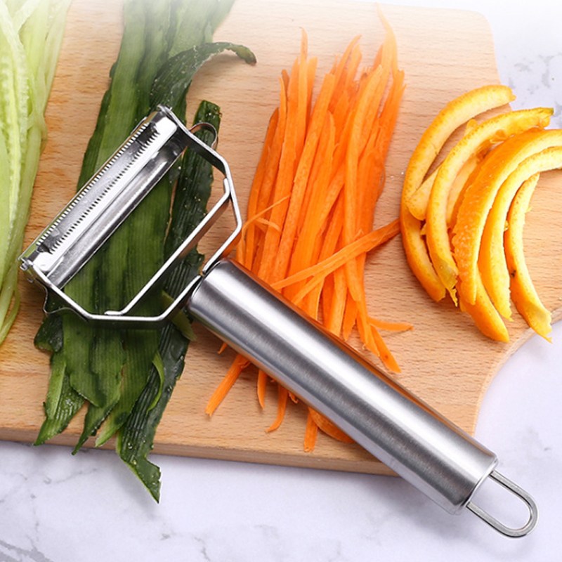 - 멀티채칼 필러 감자칼 슬라이서 다용도 강판 야채깍기, 스텐레스 스틸, 1개 7,400원