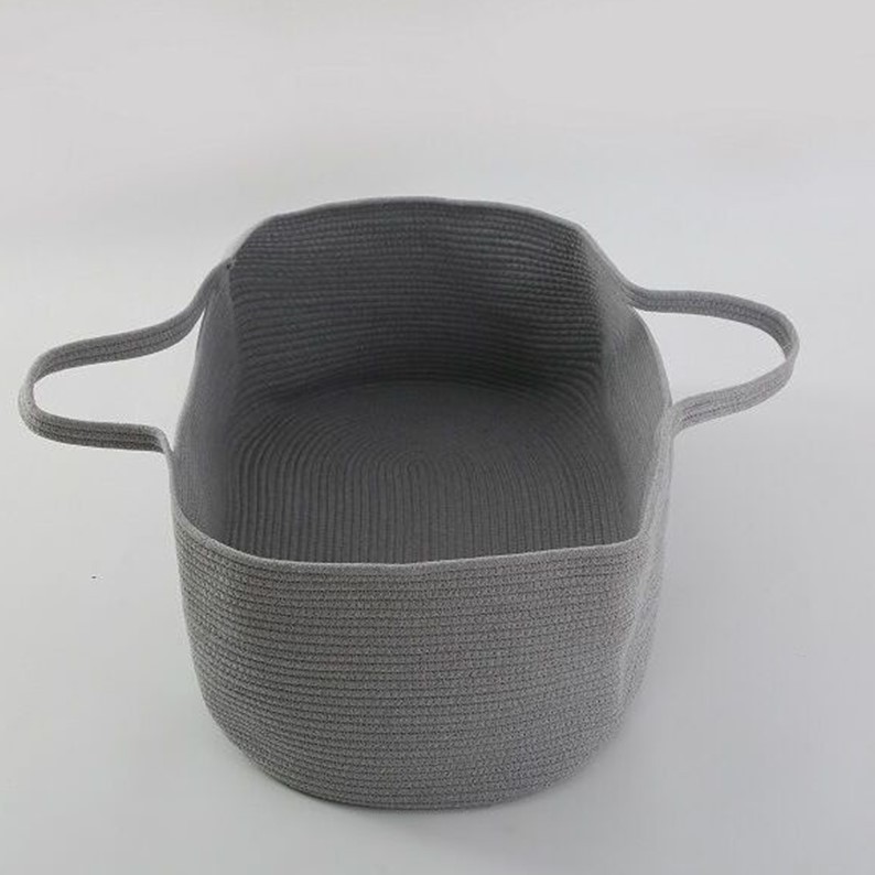 JYuHao면 로프 신생아 바구니 휴대용 아기 외출 바구니 손잡이형 베이비 바스켓, 그레이 45,880원