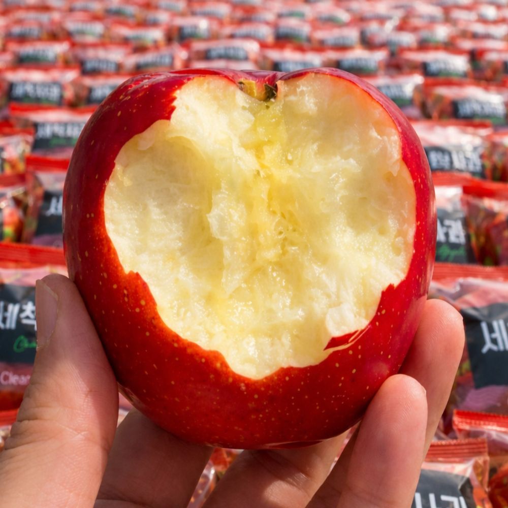 [타임초특가] 껍질재먹는 초고당도 세척 부사사과 5차완판기념, 1박스, 2kg 18,750원