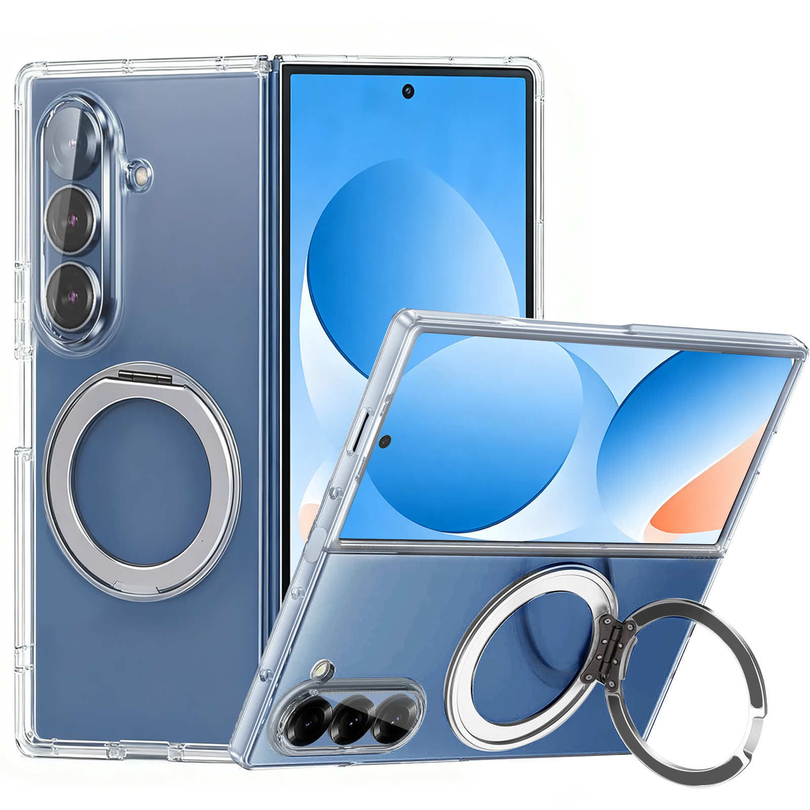 반스등 360도 회전 스탠드 투명 자석 맥 안전 보호 변색 방지 스마트폰 케이스 12,870원