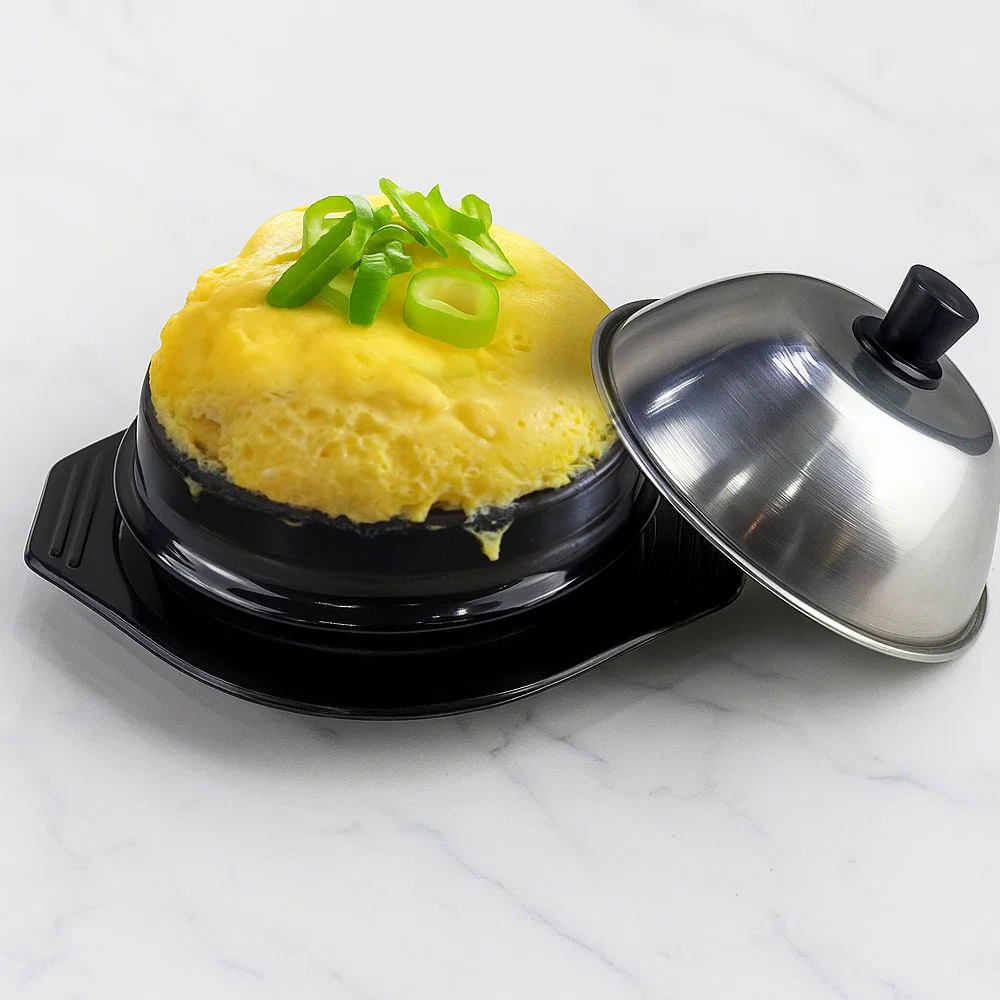 백종원 김치찌개 된장 폭탄 계란찜 스텐뚜껑+뚝배기+받침 세트 (1~2인용) 9,400원