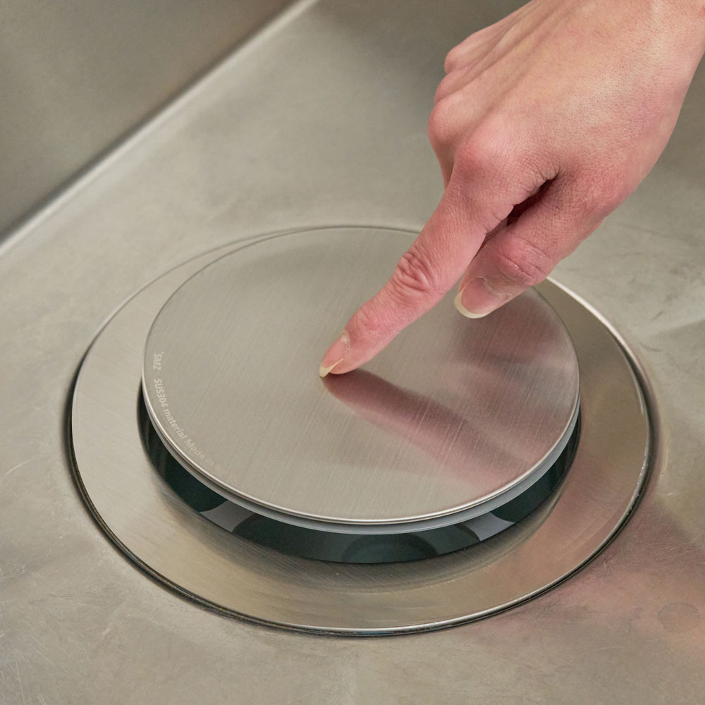 싱크대 배수구 커버 싱크대 하수구 냄새 차단 팝업 덮개 대구경, 싱크대팝업 대구경 스테인리스, 1개 17,900원