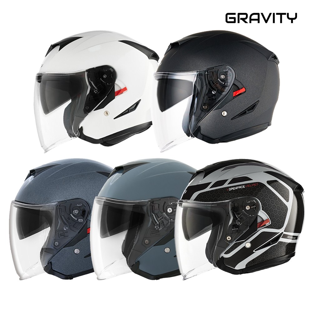 그라비티 G-10 헬멧 / 오토바이 바이크 오픈페이스 경량 헬멧 / 이너바이저 내장 탈착형 내피 109,000원