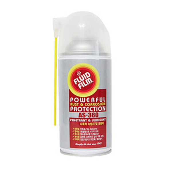 플루이드필름 정품 AS-360 방청제 윤활유 스프레이형 녹제거 녹방지 양털유 광택 코팅, 1개 7,950원