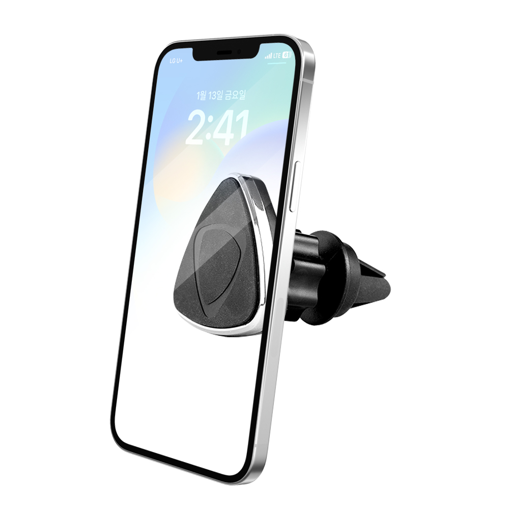 코시 자석형 송풍구 스마트폰 차량용 거치대, 1개, 블랙 3,900원