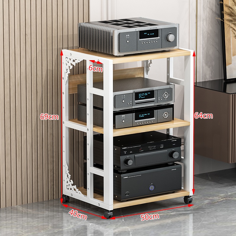 4단 장식장 앰프 거치대 거실 선반 스피커 받침대 오디오장 코너장 91,700원