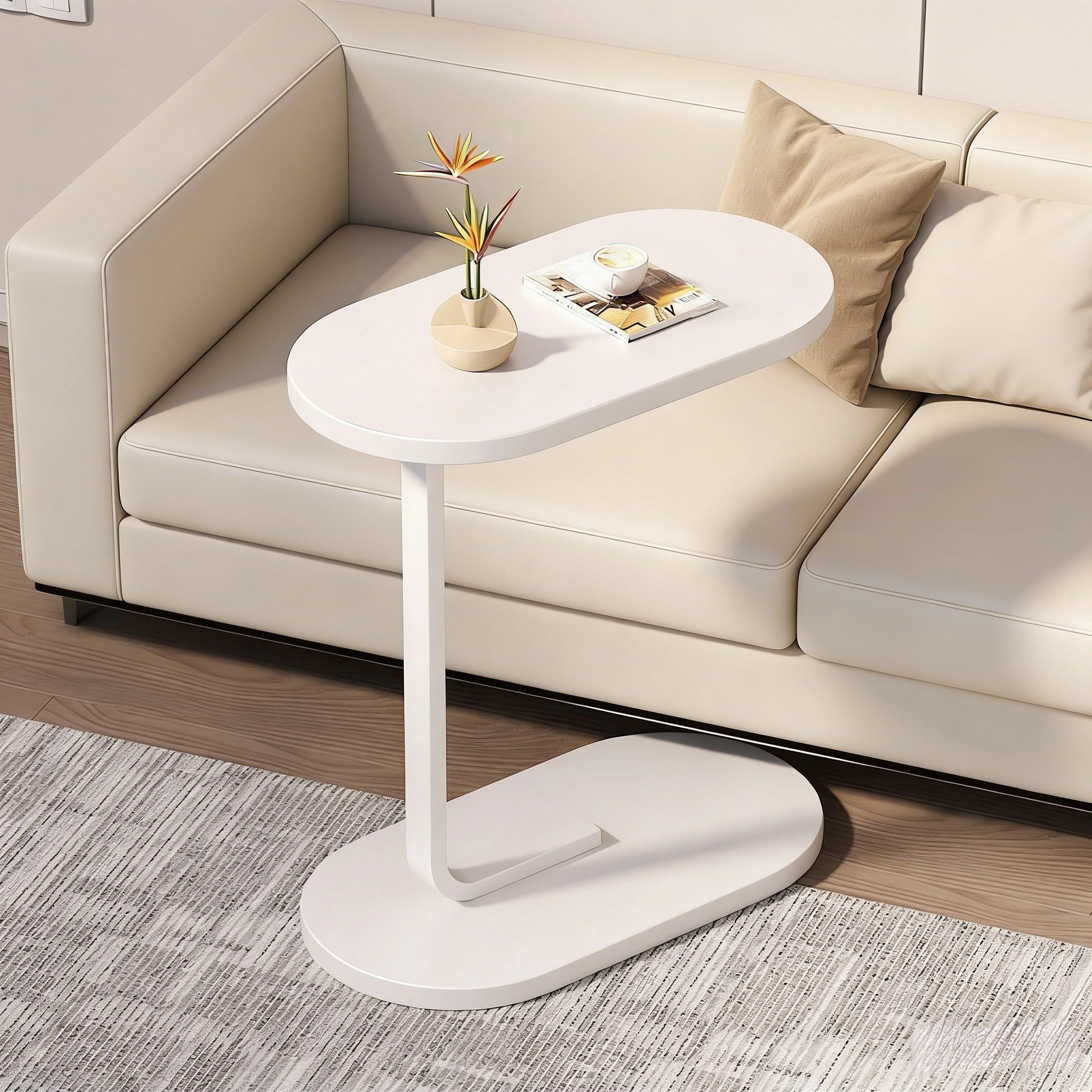 감성 홈카페 거실 소파 사이드 테이블 보조 침대 협탁 인테리어 미니테이블, 화이트 15,800원