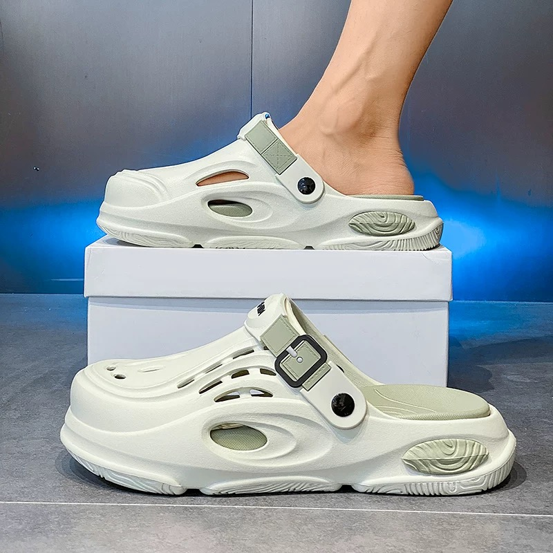 커플 사이즈 출시 미노스토리 남성 아쿠아 EVA 무중력 쿠션 샌들 슬리퍼 3CM 20,500원