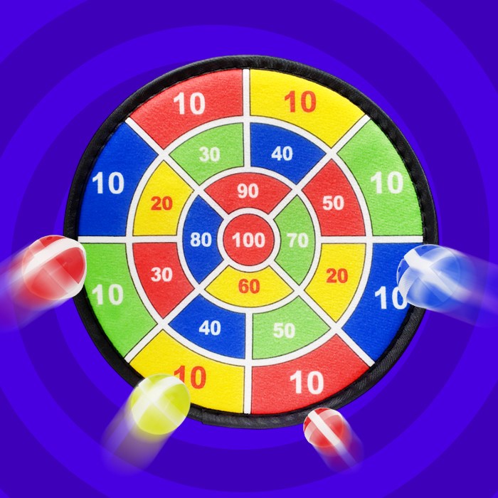 패브릭 찍찍이 다트판(25cm), 1개 7,700원