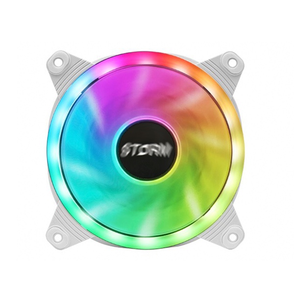 에이원 STORM ARGB DOUBLERING 120 화이트 120mm팬 시스템쿨러 저소음 케이스 쿨링팬 8,500원