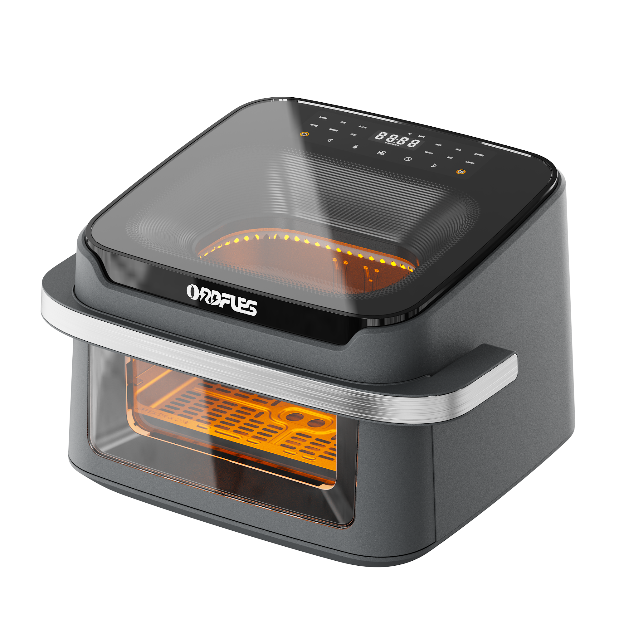 ORDFLES 13L 투명창 디지털 에어프라이어,대용량 가정용 에어프라이어,다기능 복합 오븐, H-AF-002 137,000원