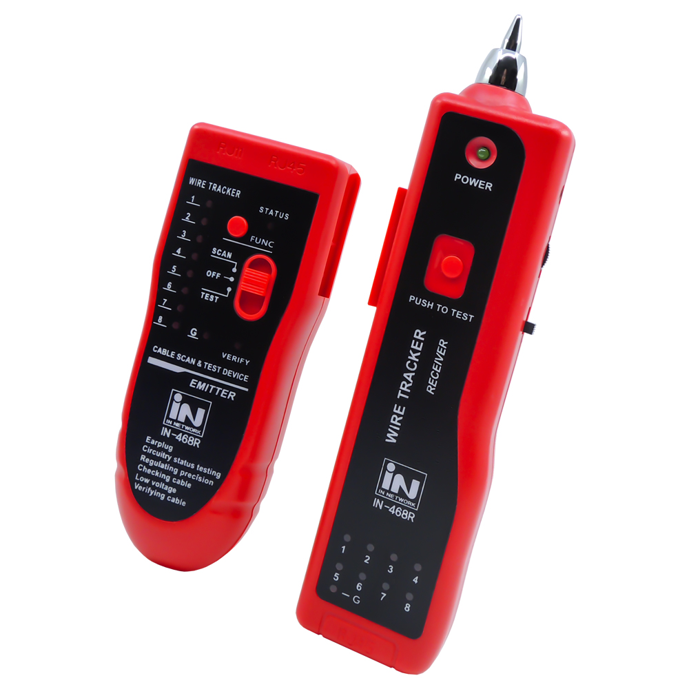 인네트워크 탐지 분리형 멀티 랜 테스터기 IN-468R, 1세트 22,300원