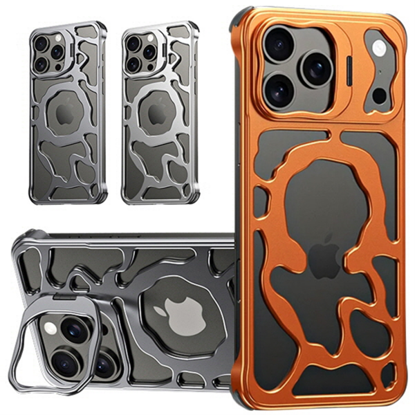 [수나르] 아이폰17 16 15 14 13 플러스 에어 프로 맥스 맥세이프 메탈 프레임리스 거치대 사이드 범퍼 핸드폰 케이스 37,800원